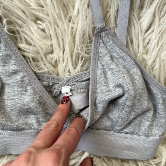 Richer Poorer Heather Grey Classic Bralette S - Picture 3 of 6